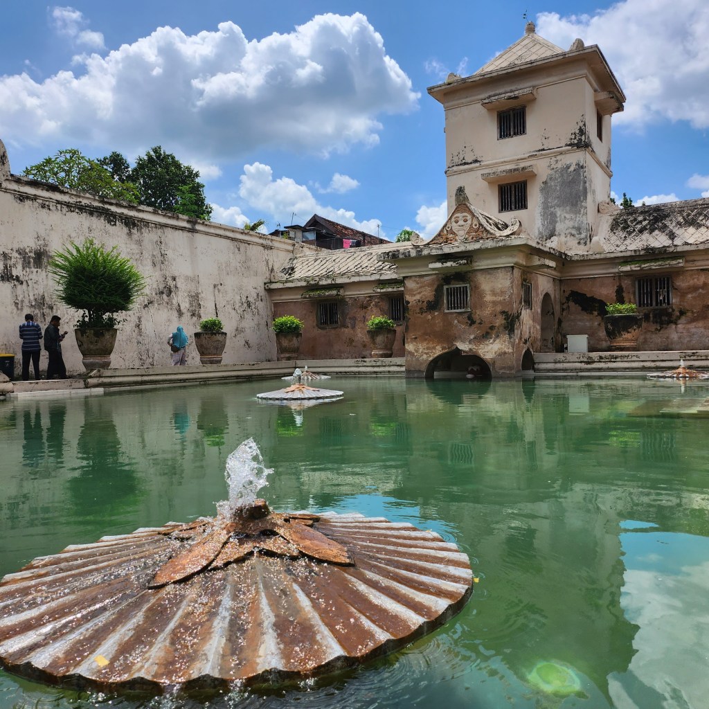 Water palace pools Yogykarta